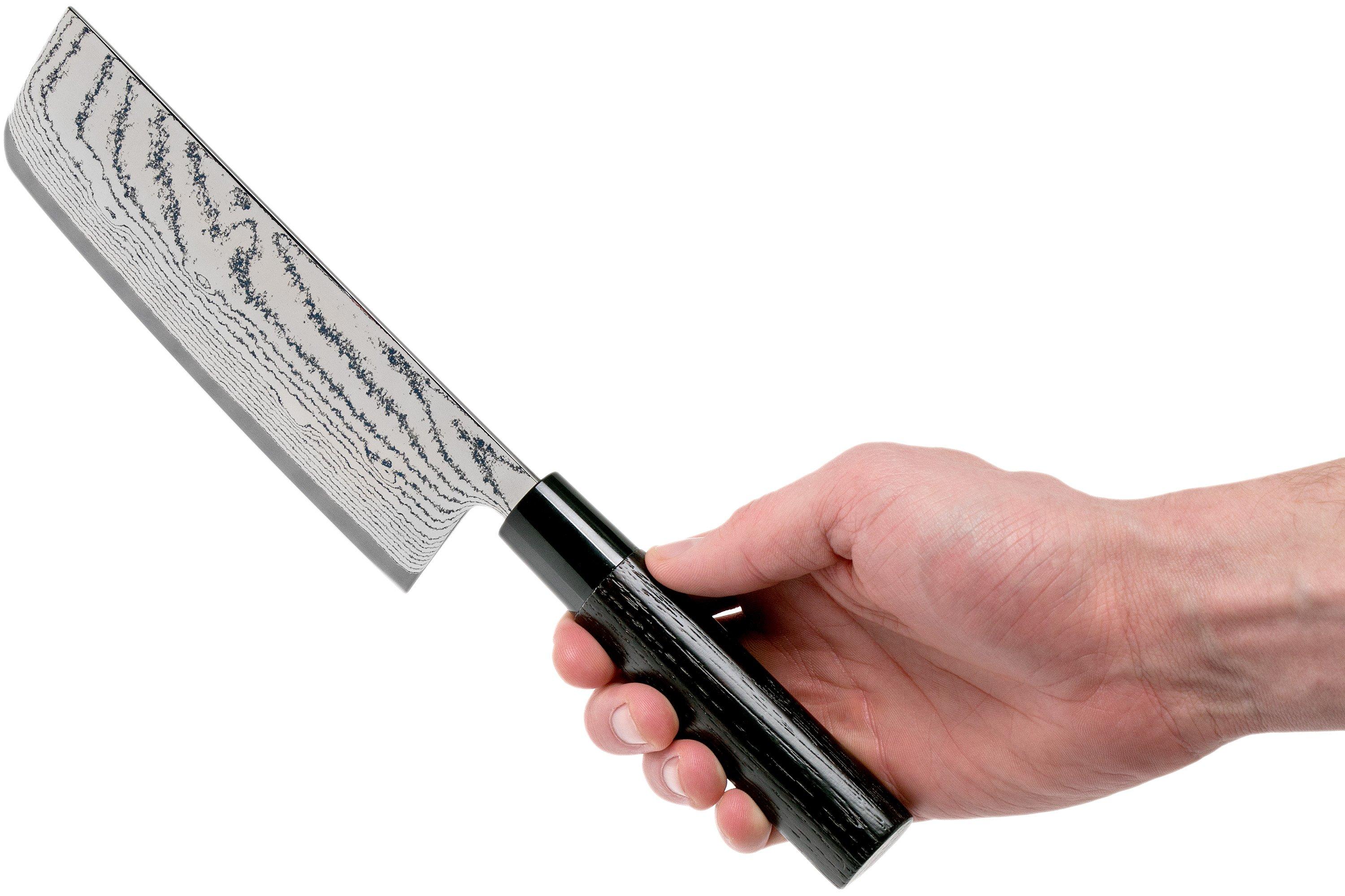 Tojiro Shippu Black damast nakiri 16 cm, FD-1598 | Fare acquisti ...