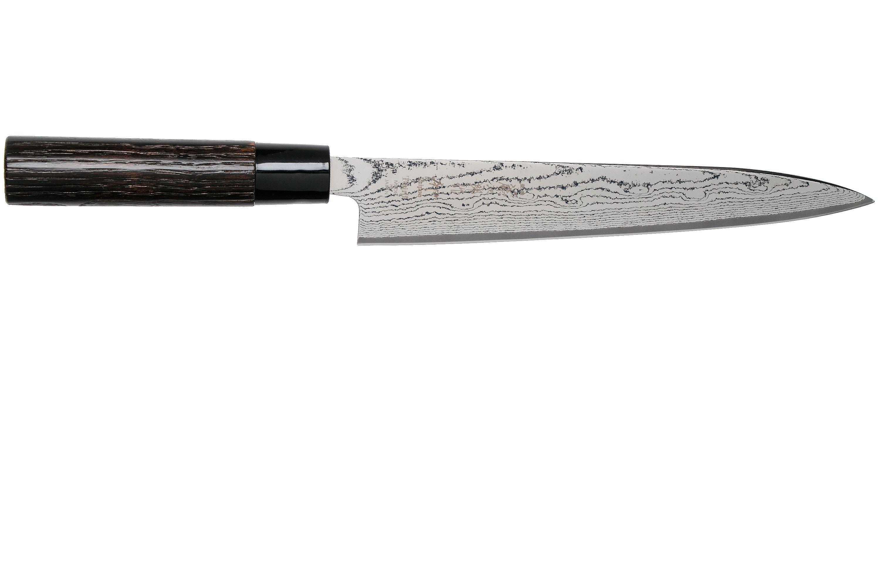 Tojiro Shippu Black damascus carving knife 21 cm, FD-1599
