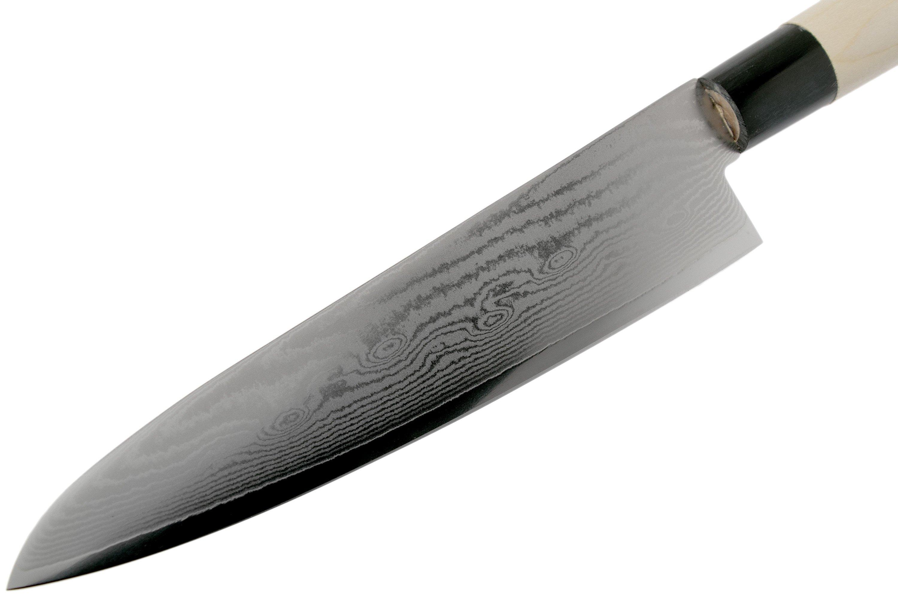 Tojiro Sippu 63 Lagen Damast, Kochmesser 21 cm | Günstiger shoppen bei ...