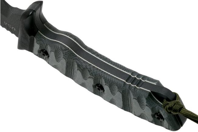 TOPS Knives Apache Falcon AFAL-01 survival knife, Snake Blocker 