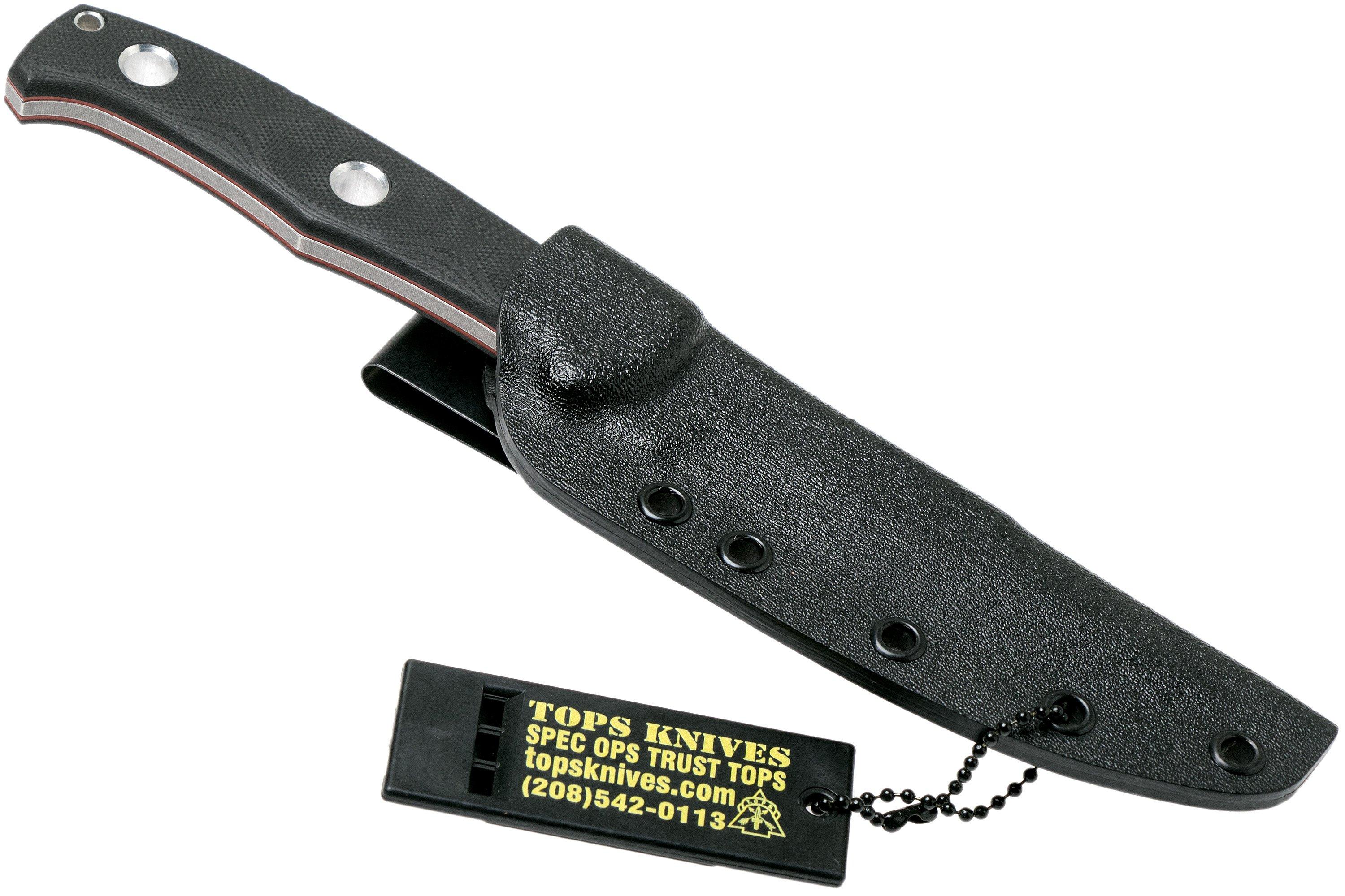 TOPS Al Mar Mini SERE Operator AMAR01 tactical knife Advantageously
