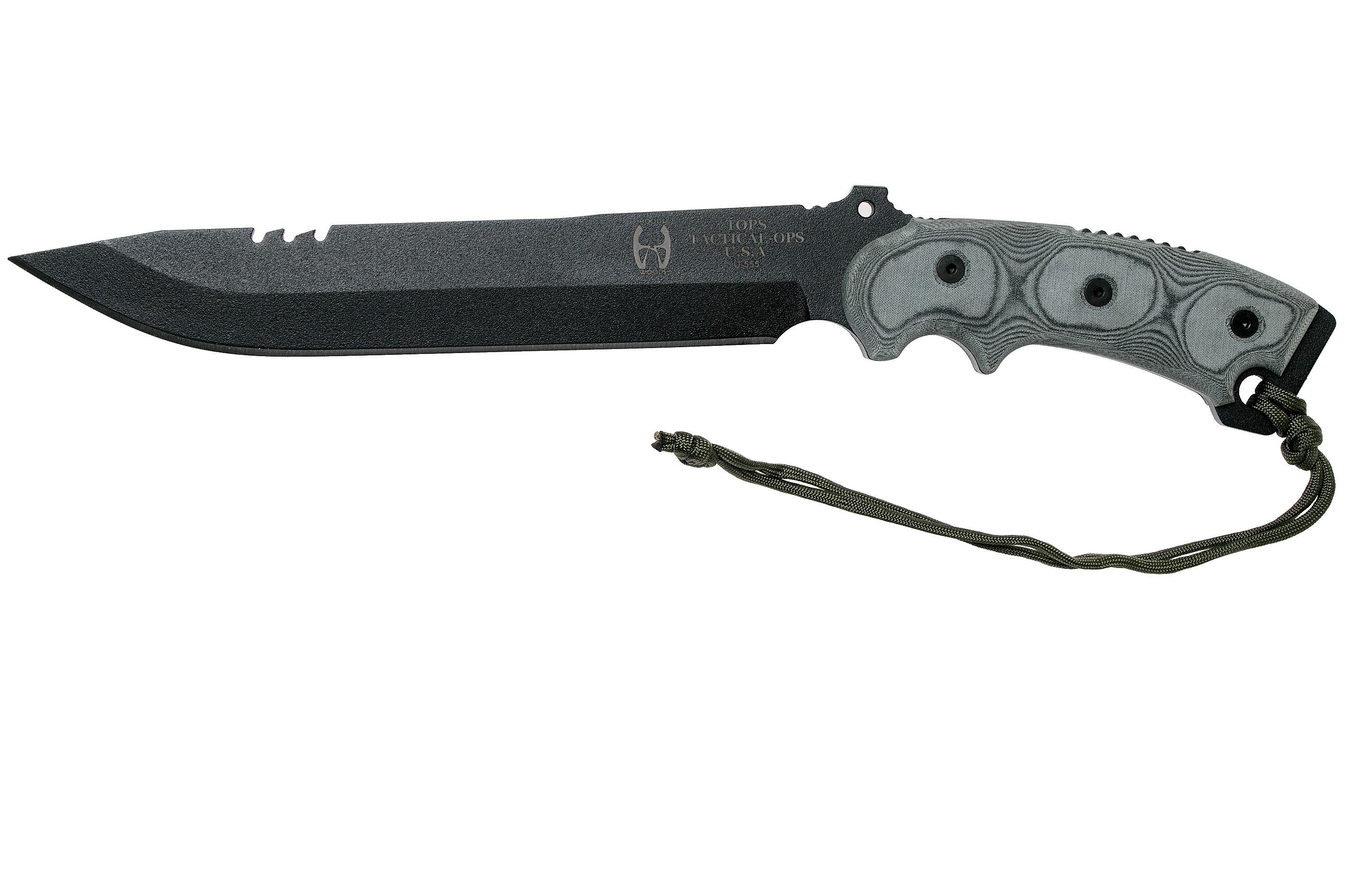 TOPS Knives Anaconda 9 Hunters Point AN9HP survival knife Ron Hood design Advantageously shopping at Knivesandtools