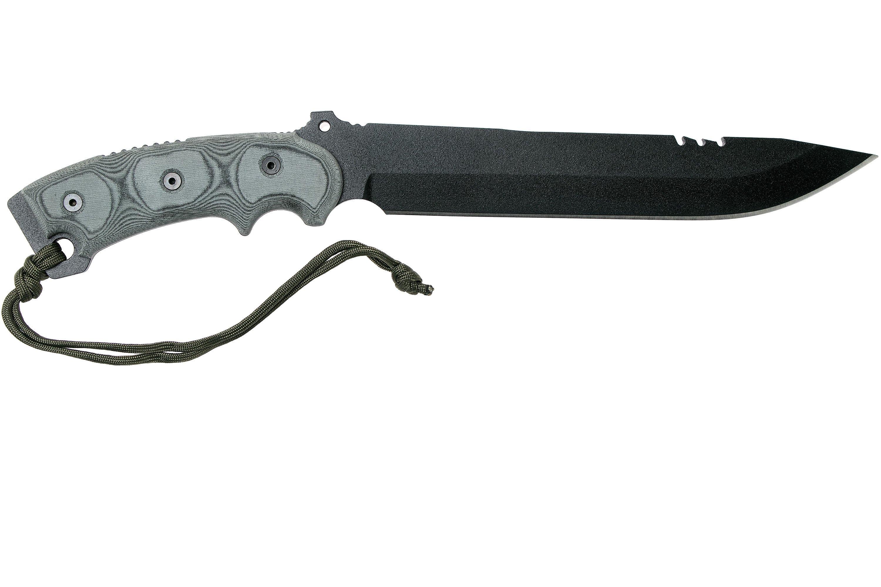 TOPS Knives Anaconda 9 Hunters Point AN9HP couteau de survie, Ron Hood