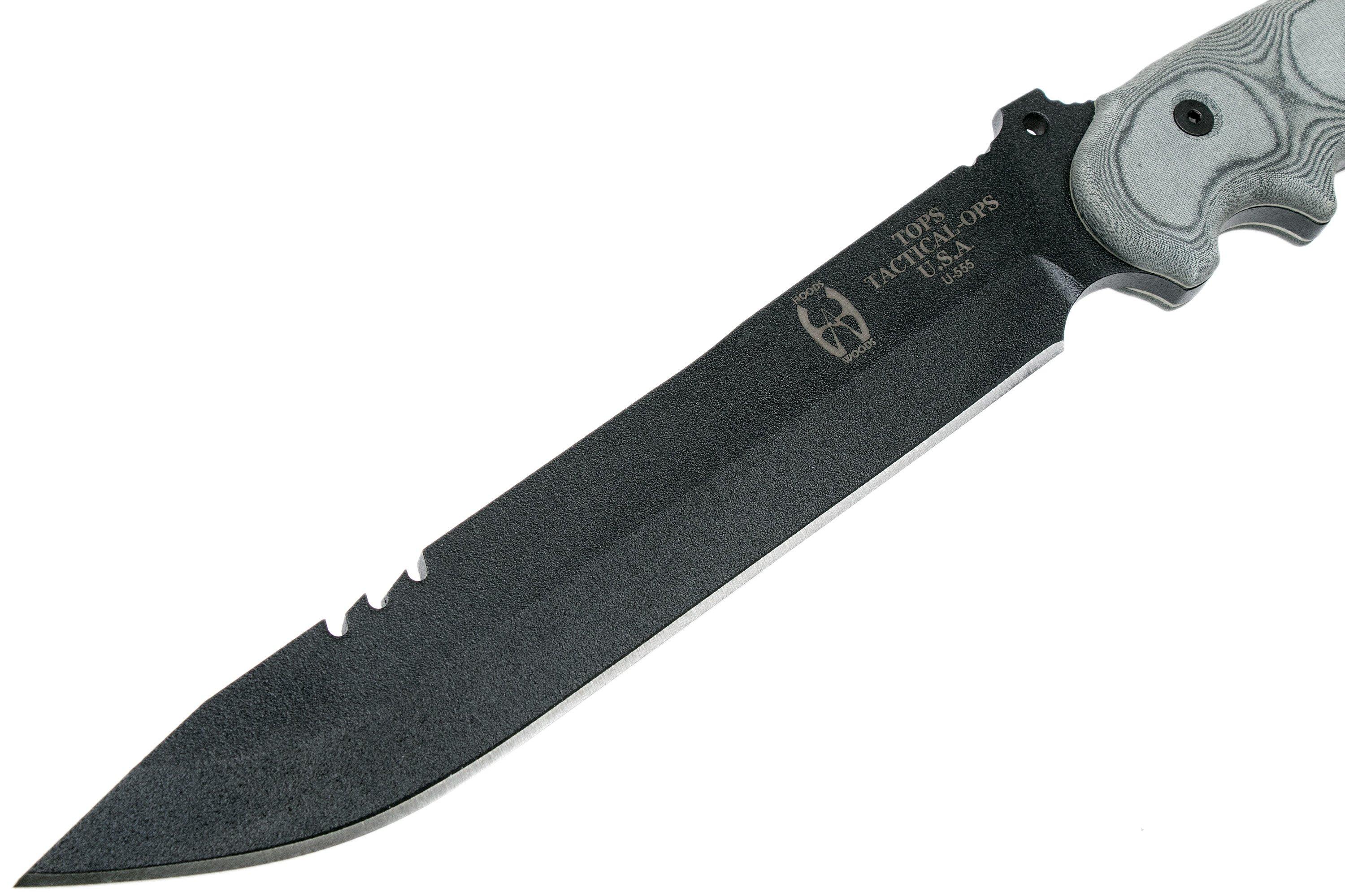 TOPS Knives Anaconda 9 Hunters Point AN9HP survivalmes, Ron Hood design