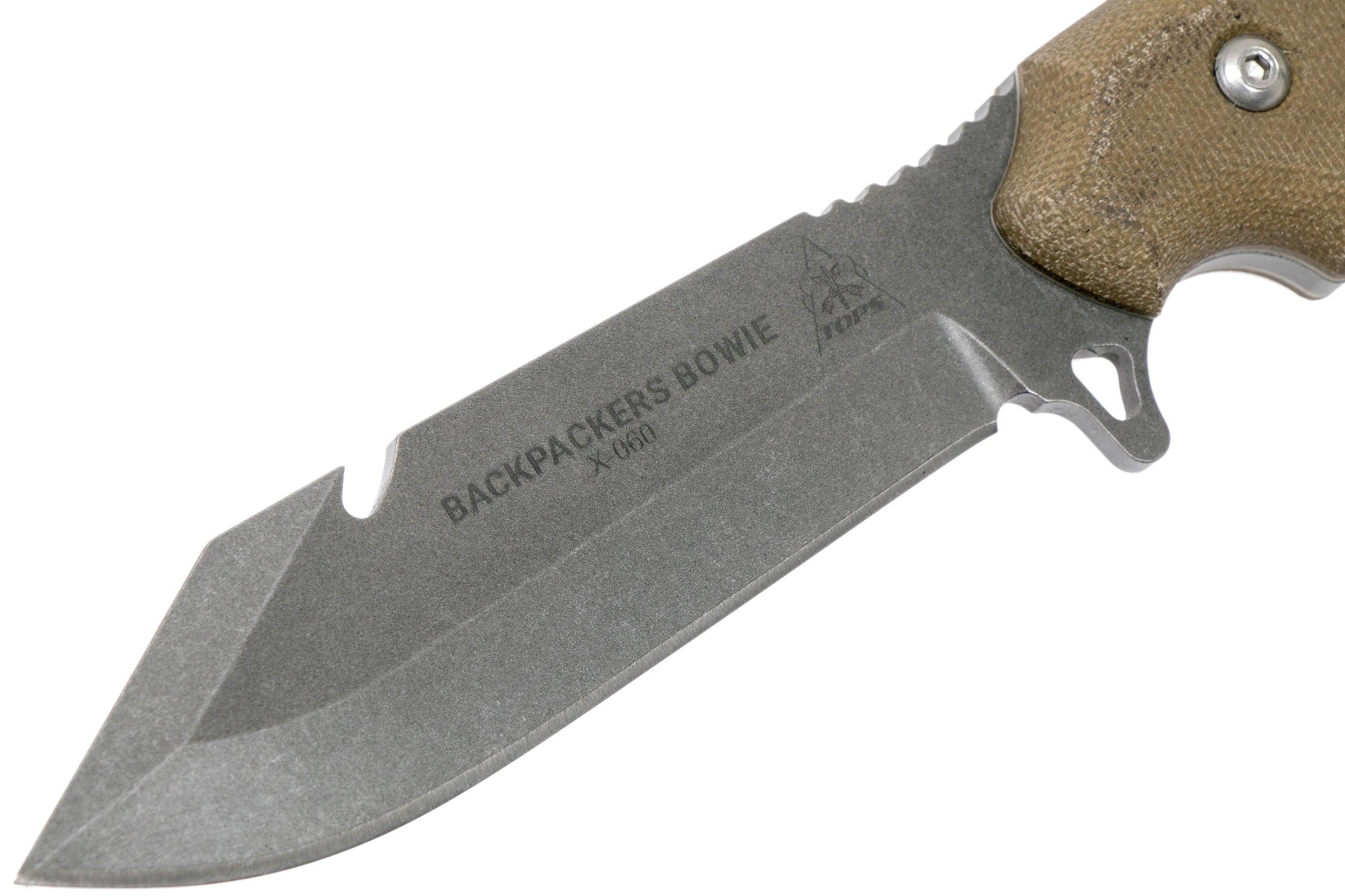 TOPS Knives Backpacker's Bowie BPB-01 feststehendes Messer | Günstiger ...