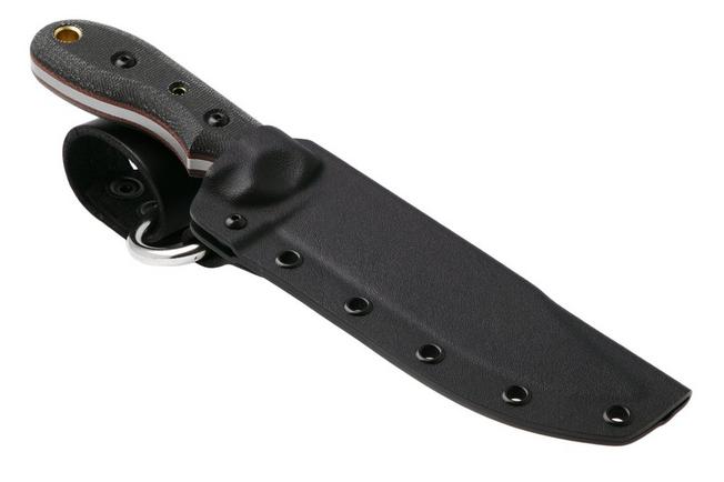 Afbeelding voor TOPS Knives Badger Creek BRCK-01, Stonewashed Böhler N690, Black Tan Micarta vaststaand mes, Leo Espinoza design