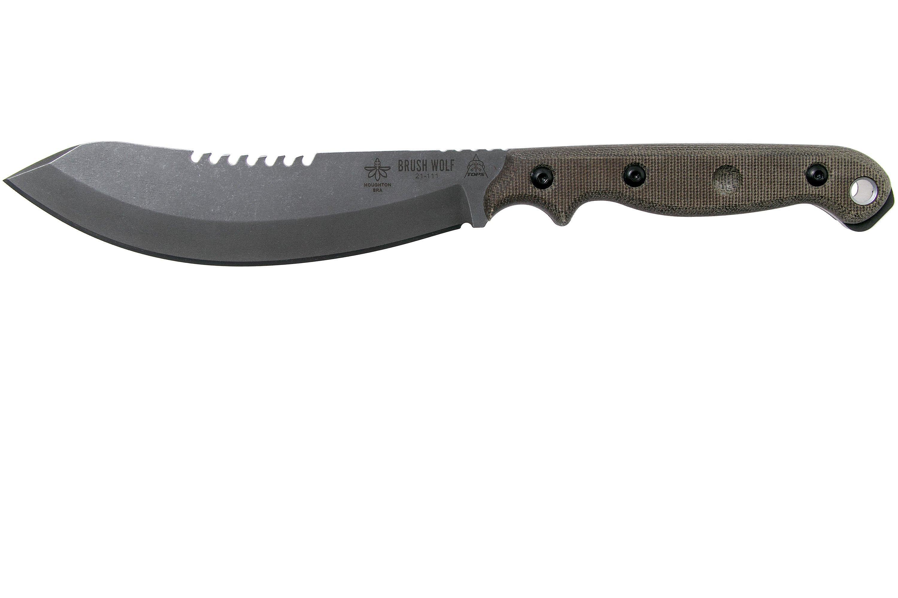 TOPS Knives Brush Wolf BWLF-01 outdoor knife, Nate and Aaron