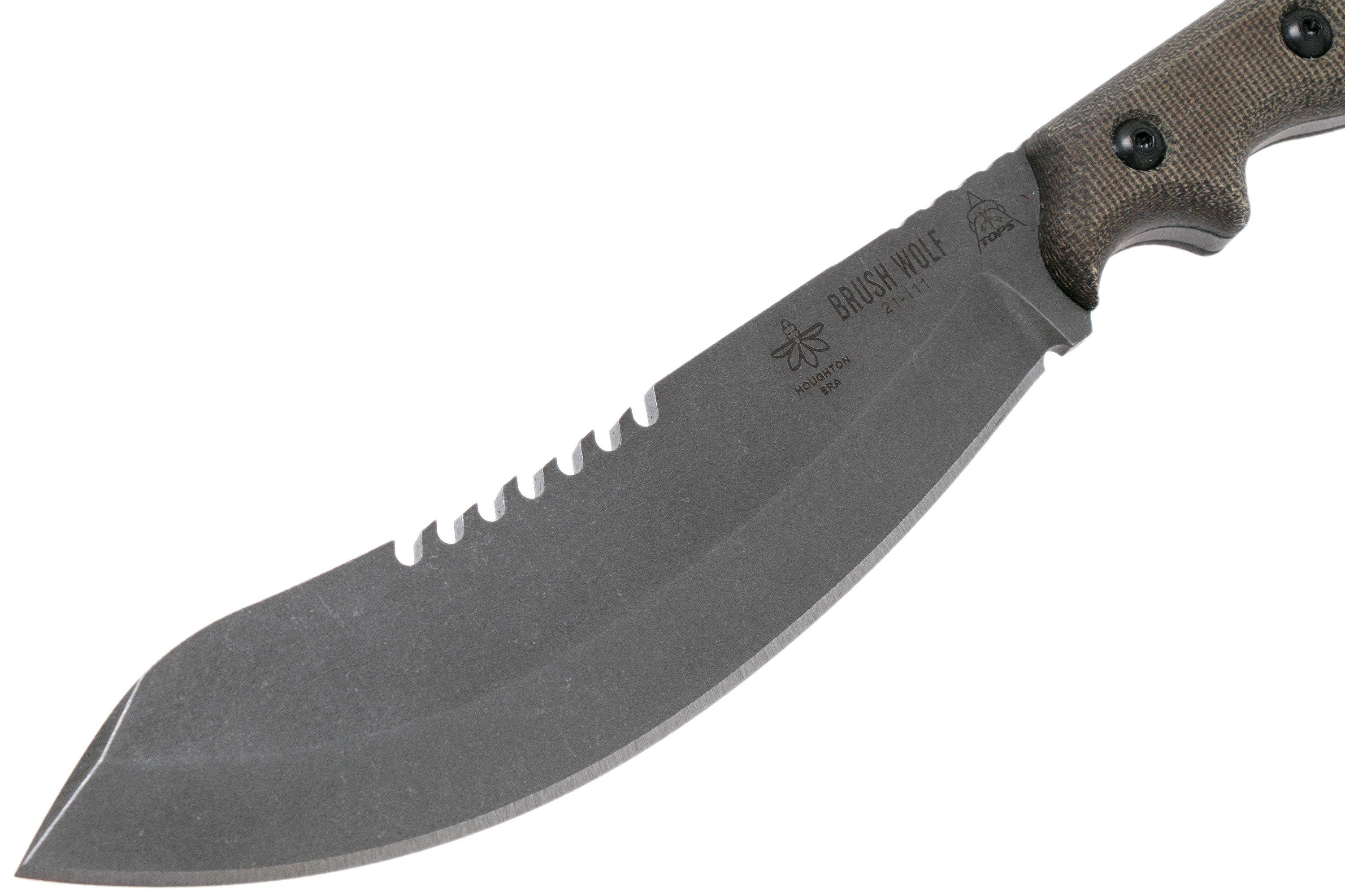 TOPS Knives Brush Wolf BWLF-01 outdoor knife, Nate and Aaron Morgan