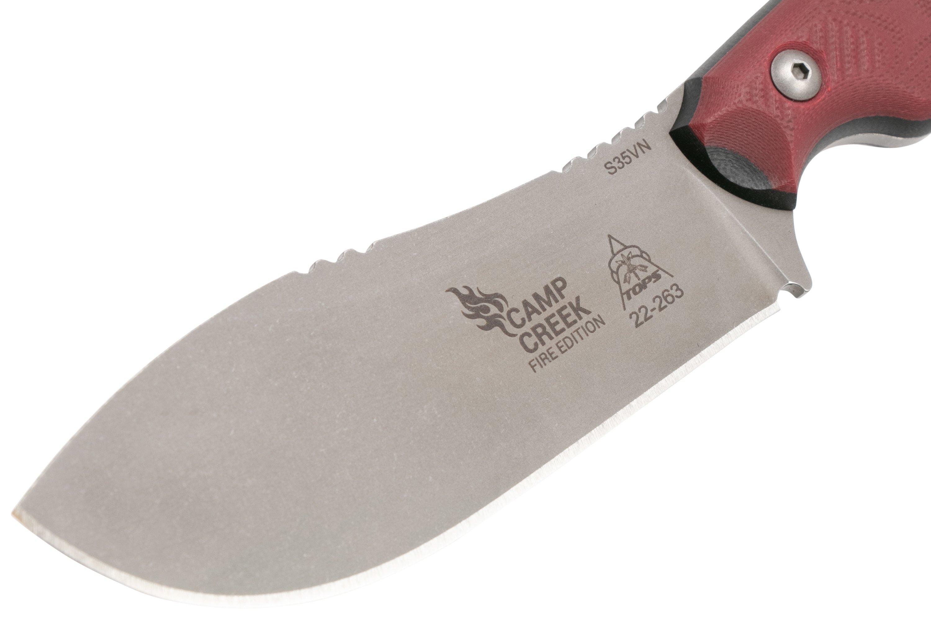 TOPS Knives Camp Creek Fire Edition CPCKFE01 jachtmes Voordelig