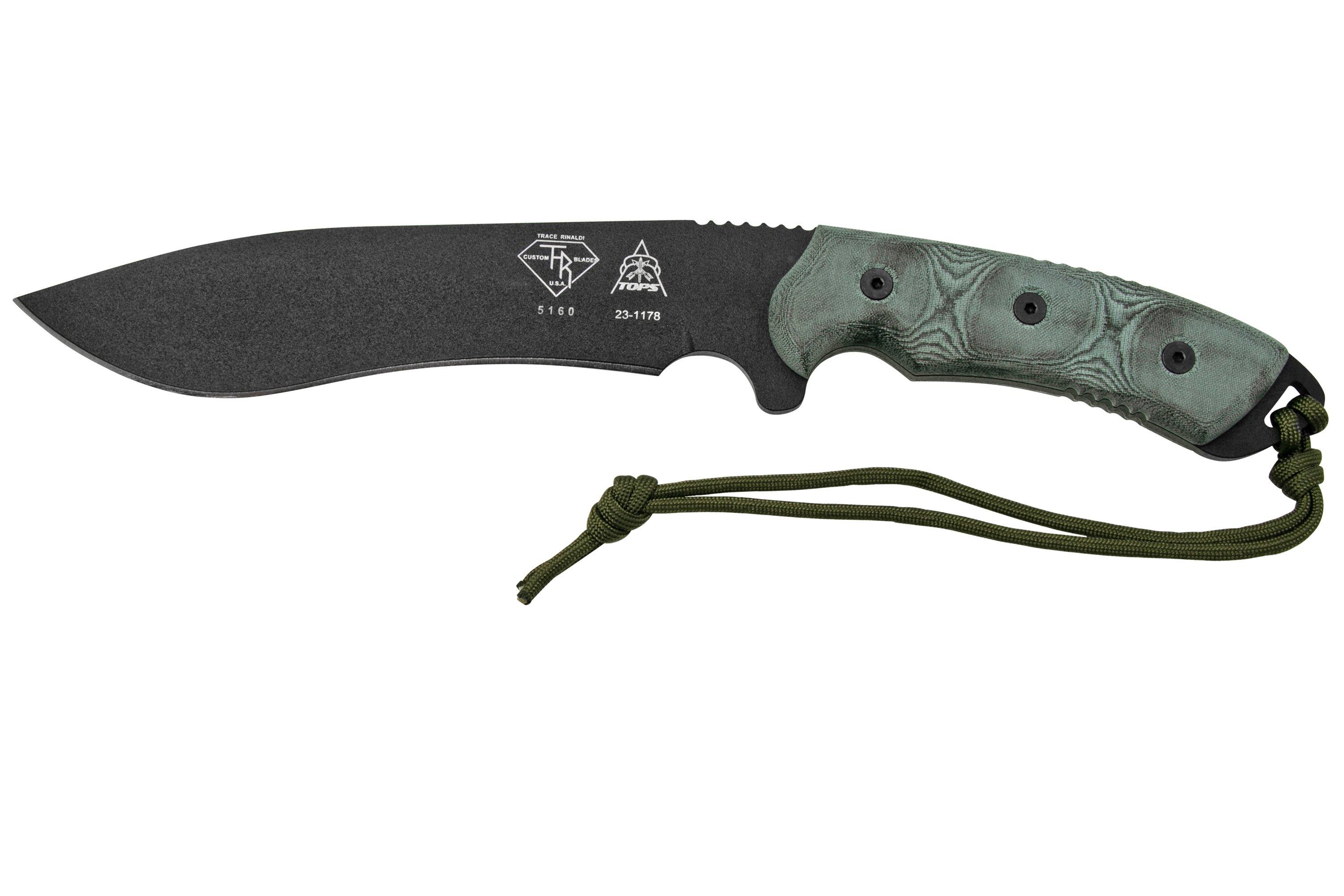 TOPS Knives Dart, DART002, Micarta, survival knife Advantageously
