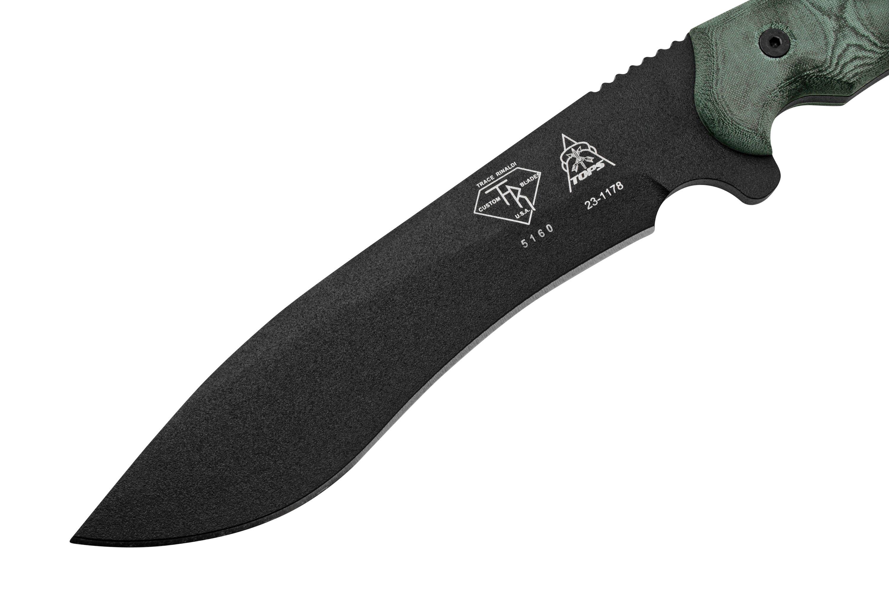 TOPS Knives Dart, DART002, Micarta, survival knife Advantageously