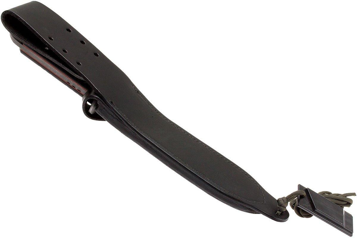 bremermann Coltello da chef con manico in bambù, 32 cm, lama in acciaio inox