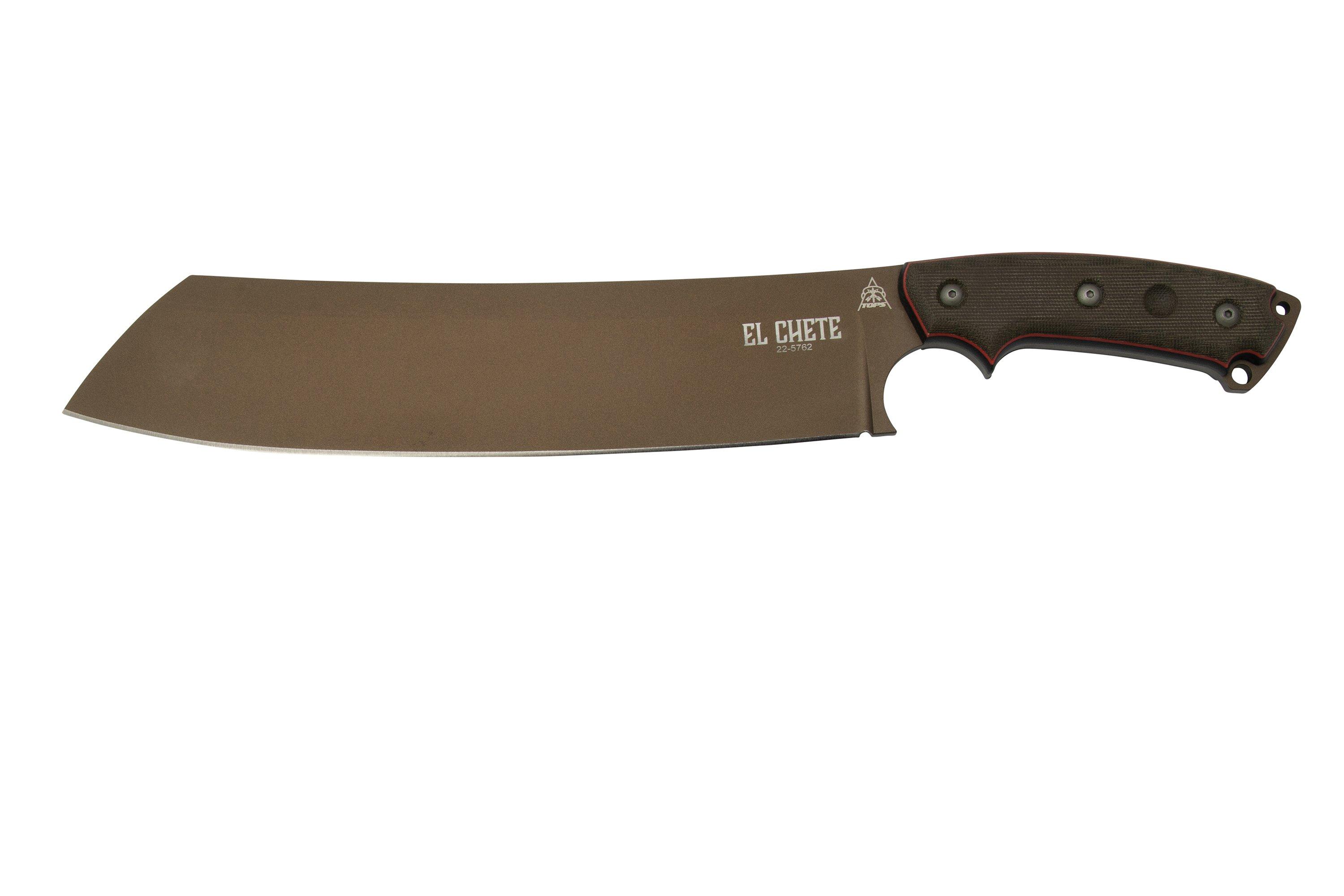 TOPS Knives El Chete ELCH03 Midnight Bronze, machete Advantageously