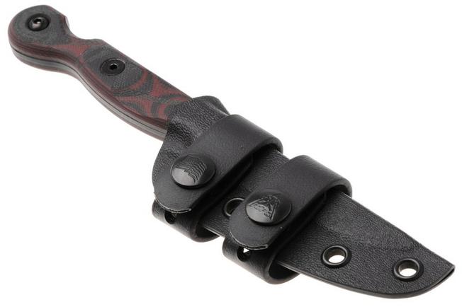 Afbeelding voor TOPS Knives El Pionero Diablito Edition ELPOL-01, Black Cerakote 1095, Black G10, vaststaand mes, Ed Calderon design