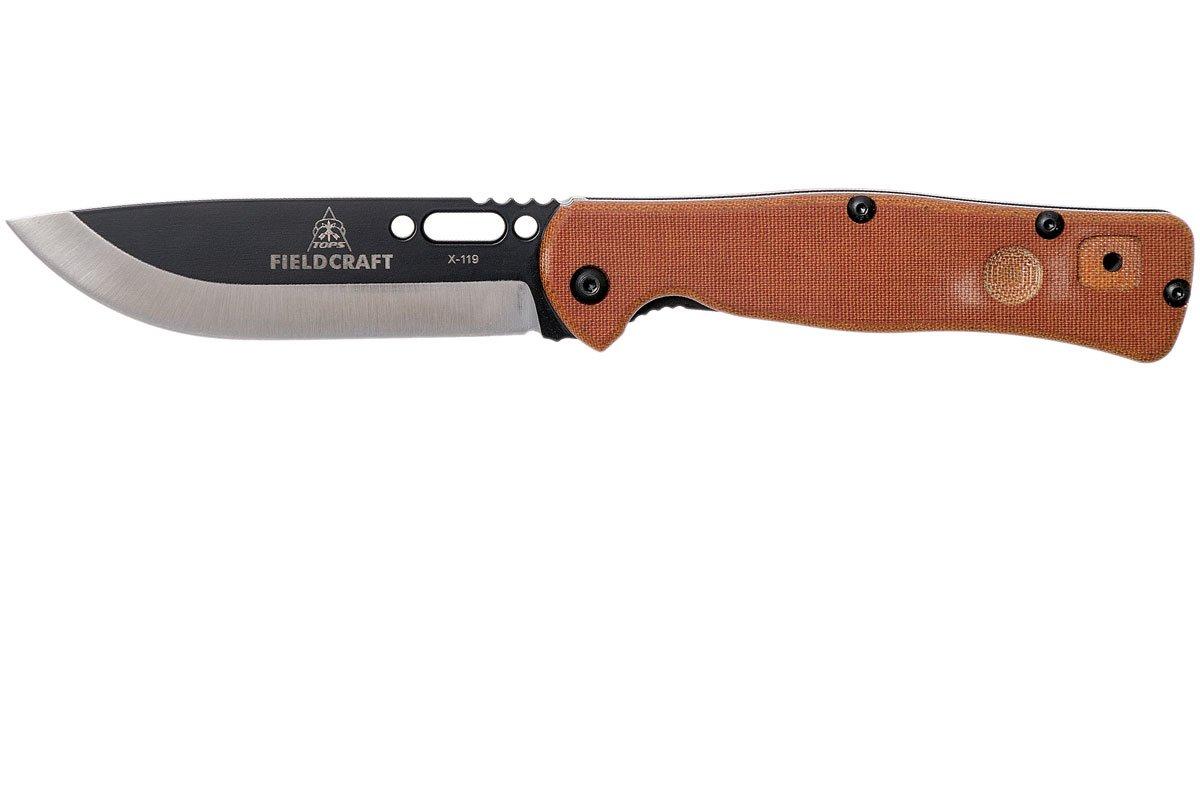 TOPS Fieldcraft Folder bushcraft pocket knife FCF01, Leo Espinoza