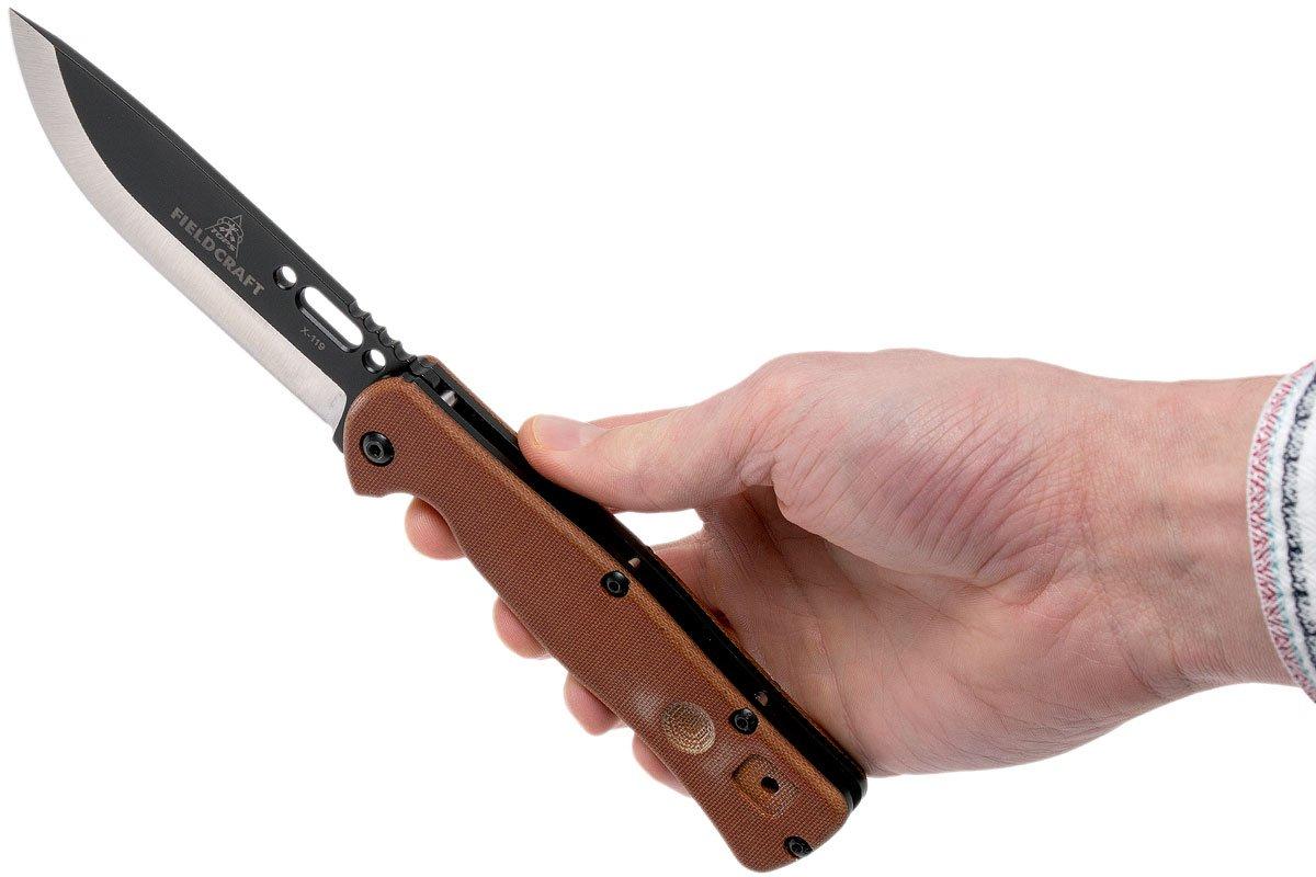 TOPS Fieldcraft Folder bushcraft pocket knife FCF01, Leo Espinoza