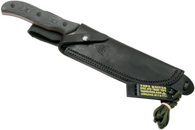 Imagen para TOPS Silent Hero Smooth HERO-02 cuchillo de supervivencia, Anton du Plessis Design