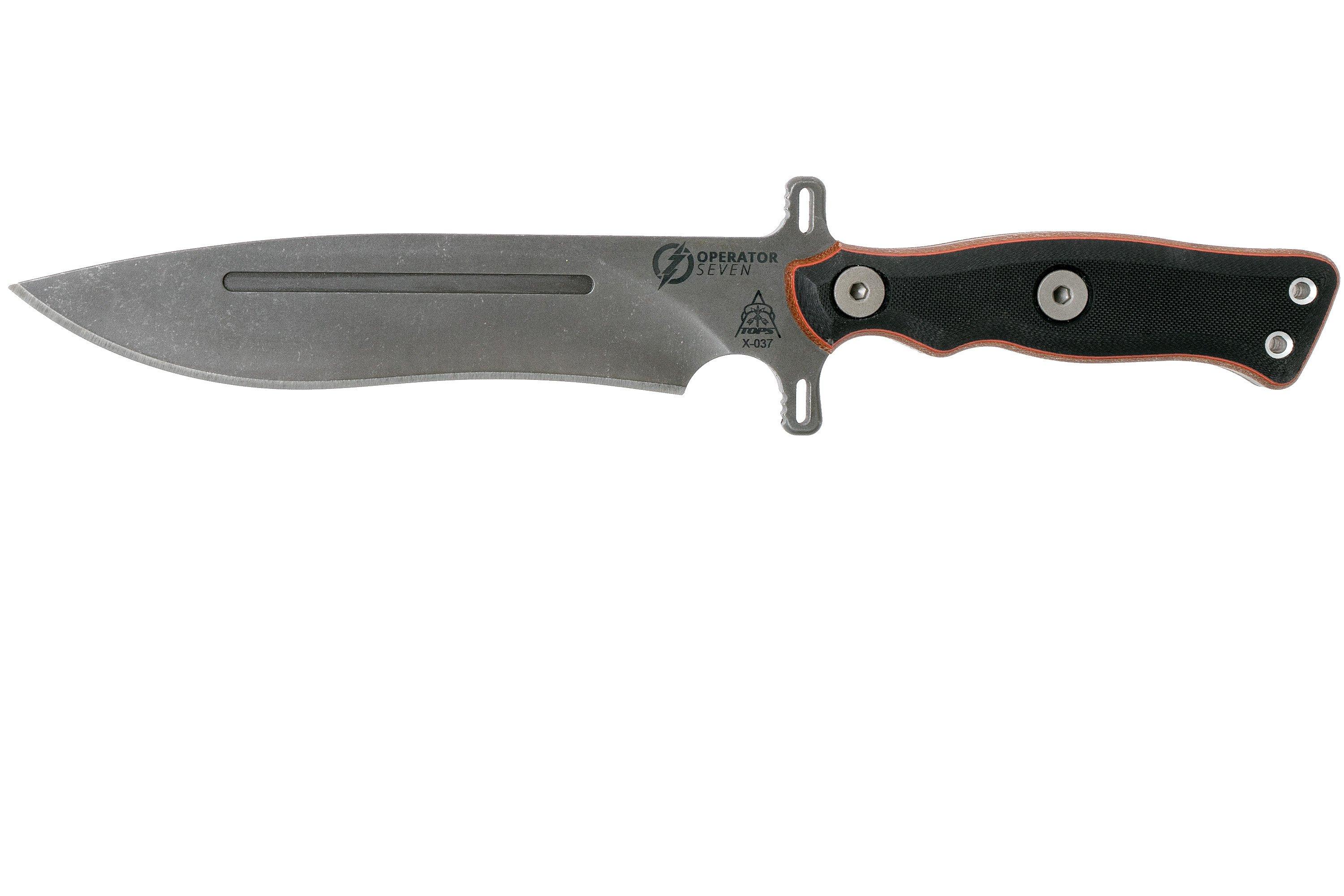 TOPS Knives Operator 7 OP701 survival knife Advantageously shopping
