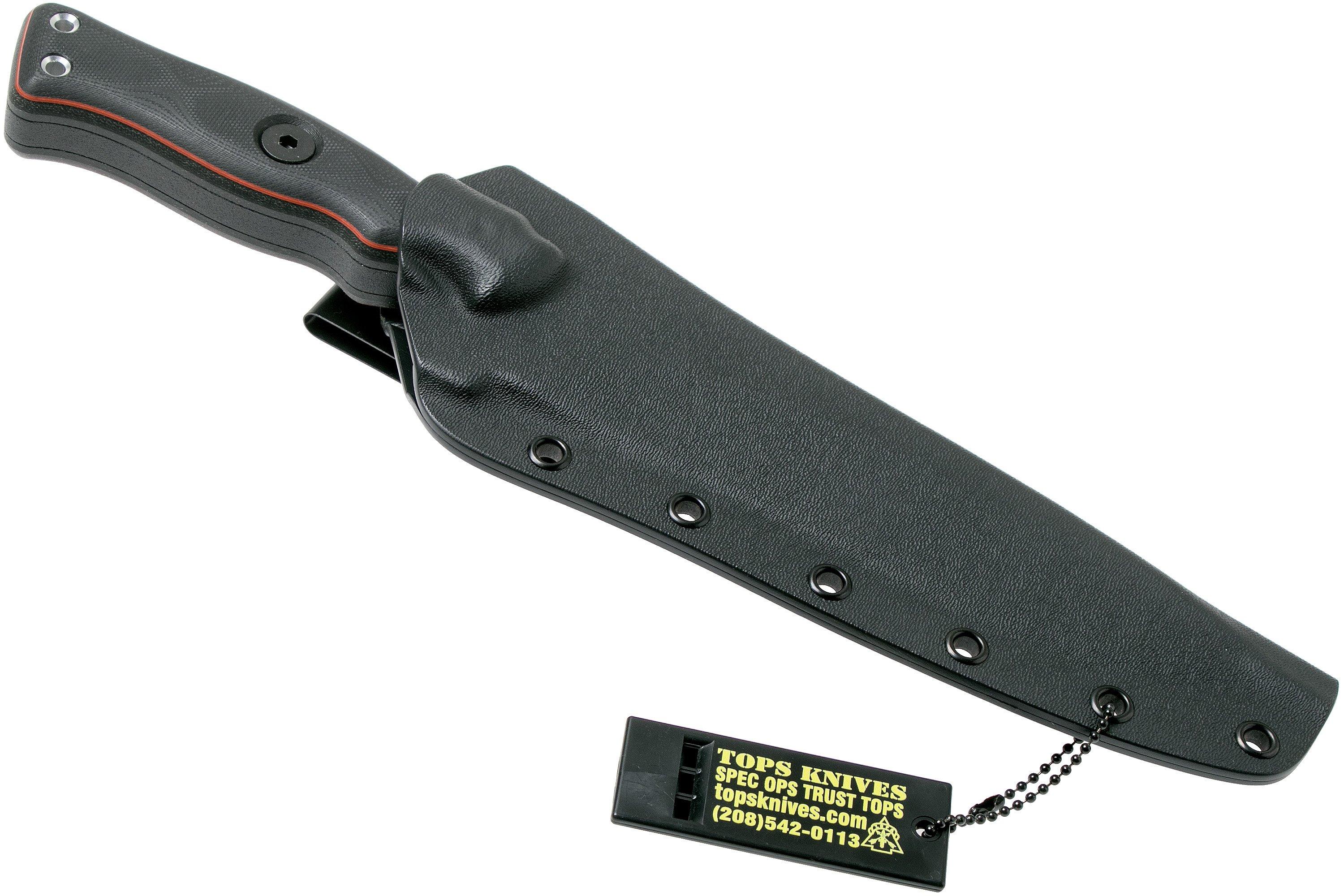 TOPS Knives Operator 7 Blackout Edition OP702 survival knife