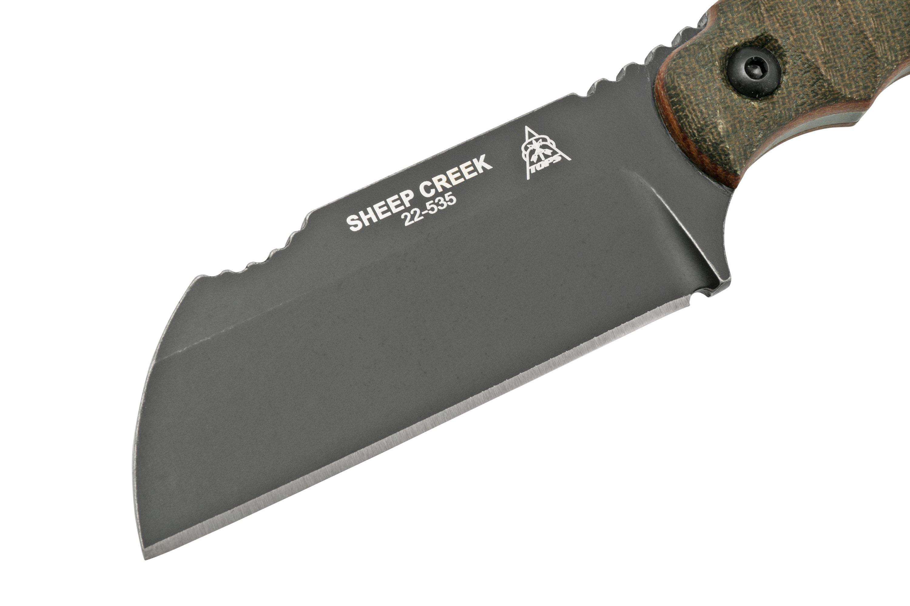 TOPS Knives Sheep Creek, SPCK01 fixed knife Advantageously shopping