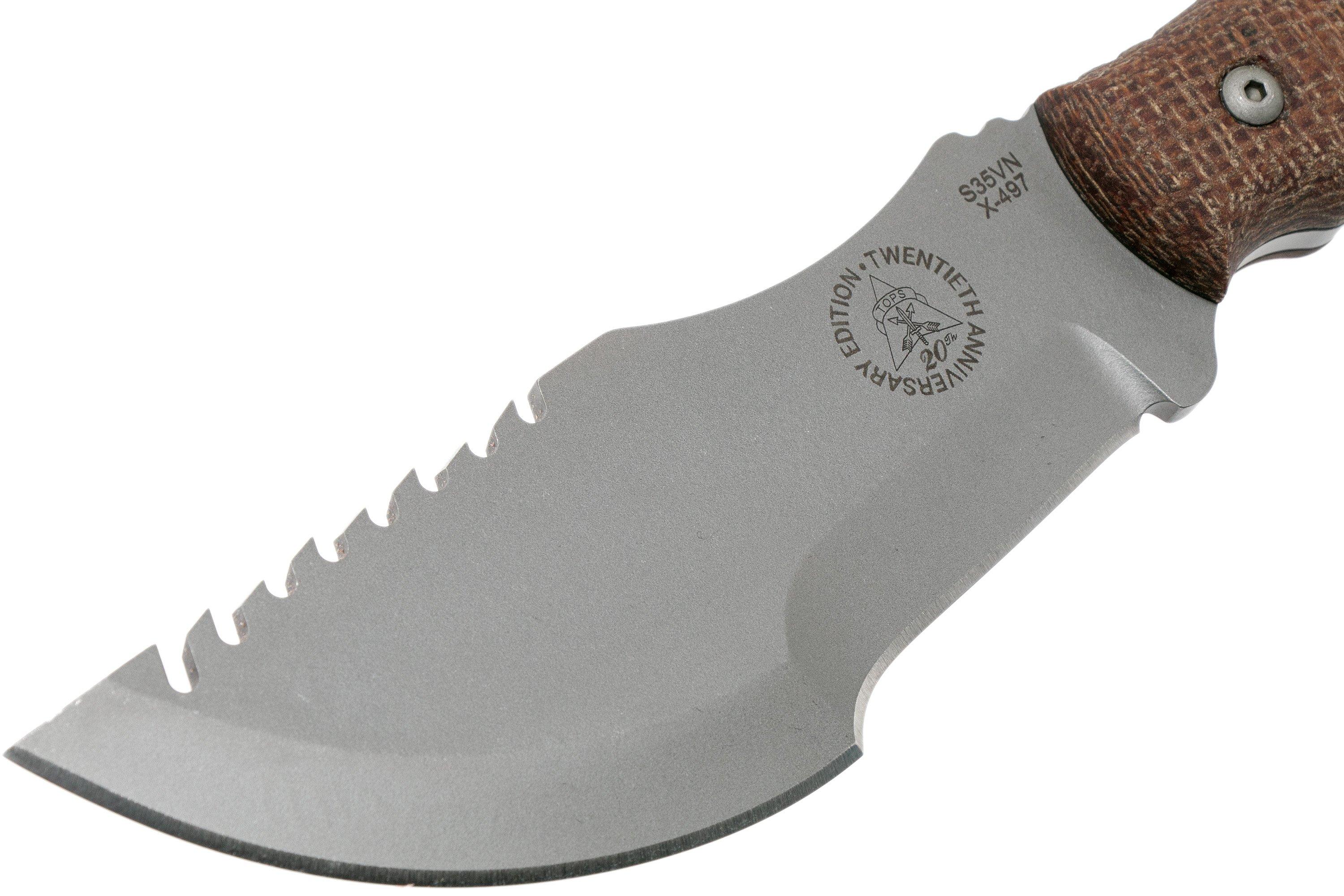 TOPS Knives Tom Brown Tracker #3 20th Anniversary survival knife