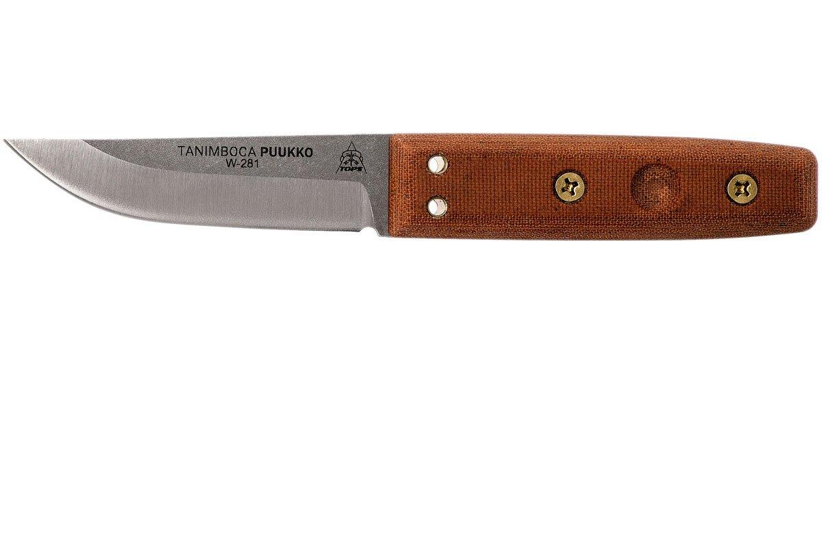 TOPS Puukko TPUK-01 Tanimboca Puukko knife | Advantageously