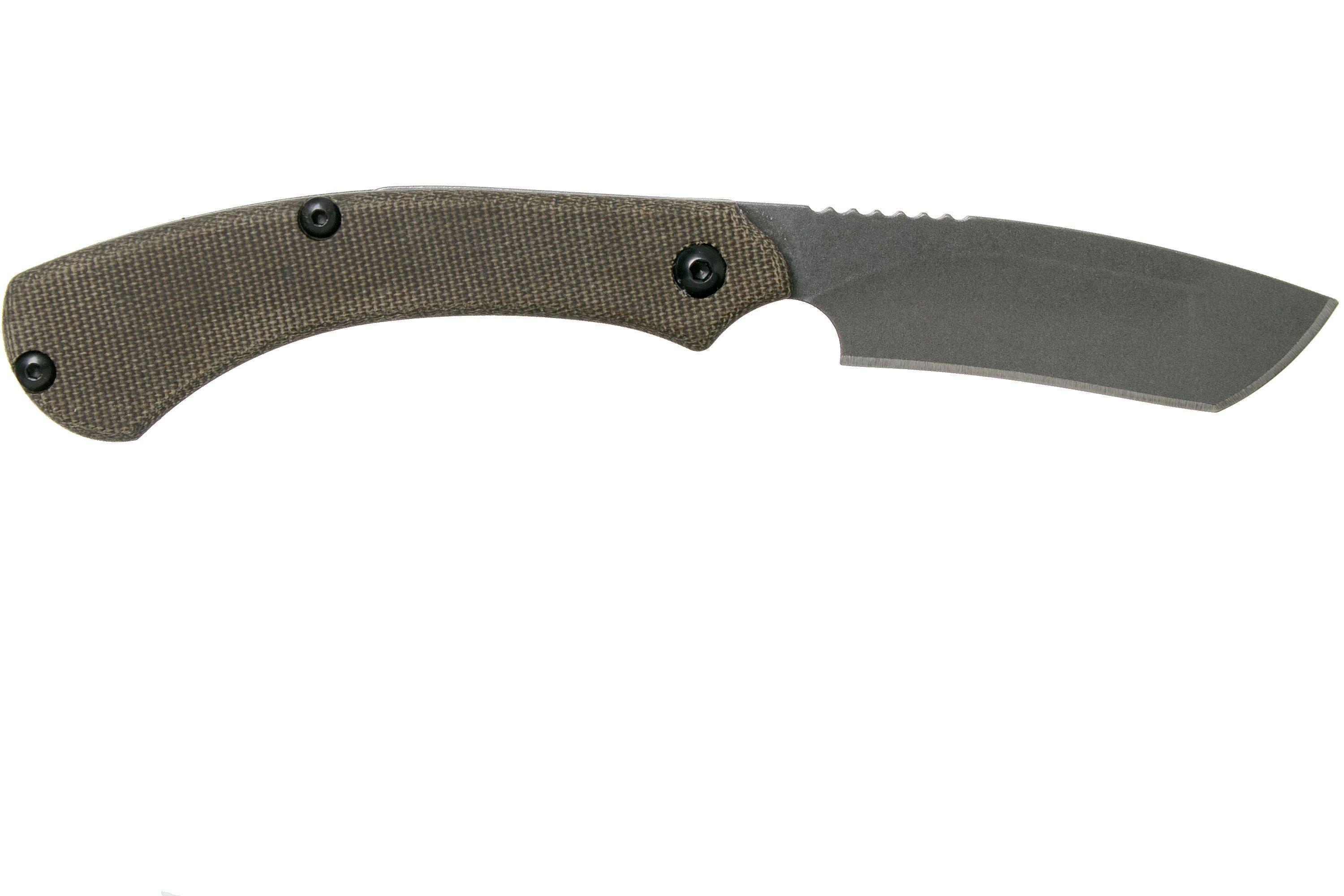 TOPS TacRaze 4 Tanto TRAZ04 Micarta, Friction Folder pocket knife