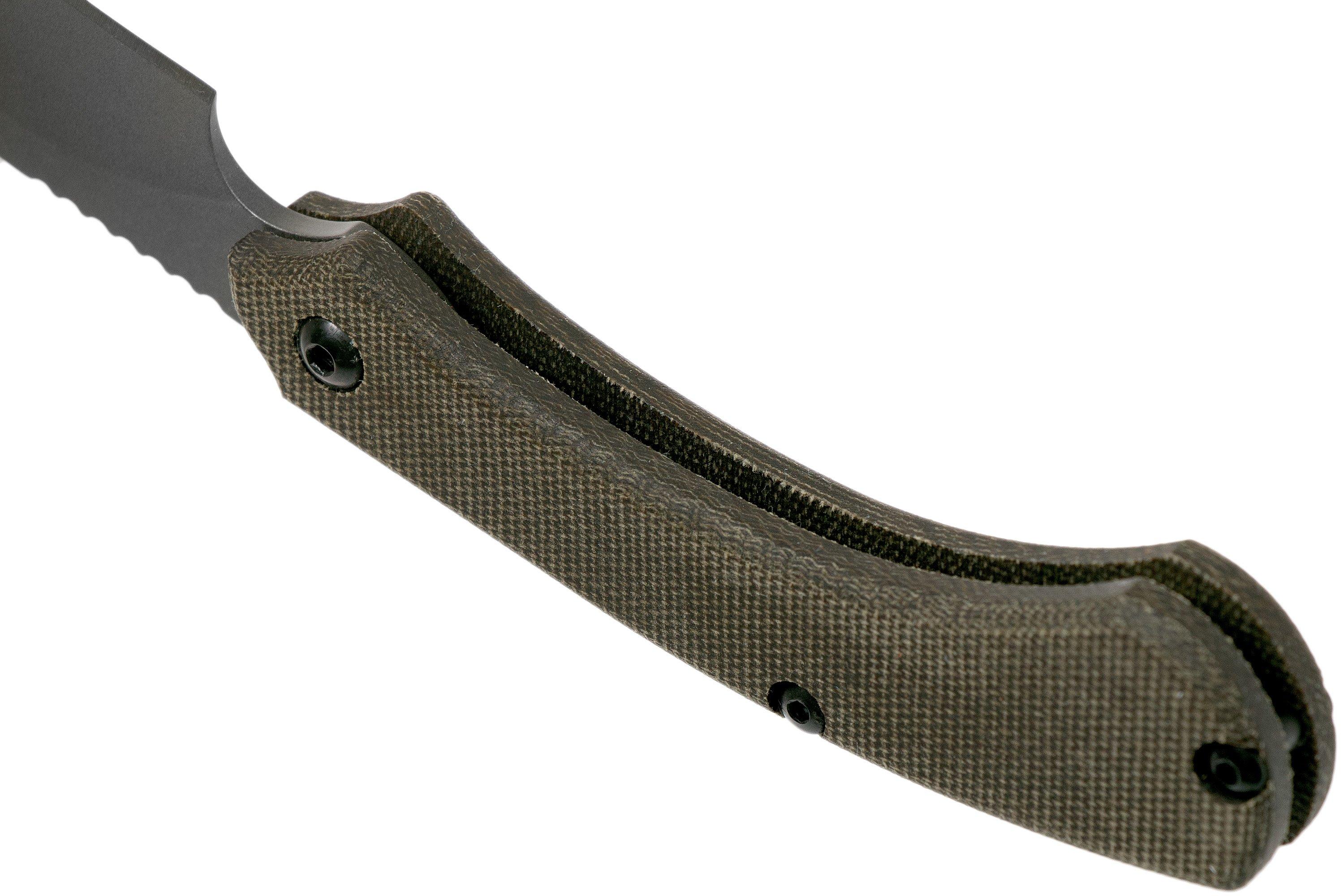 TOPS TacRaze 4 Tanto TRAZ04 Micarta, Friction Folder pocket knife