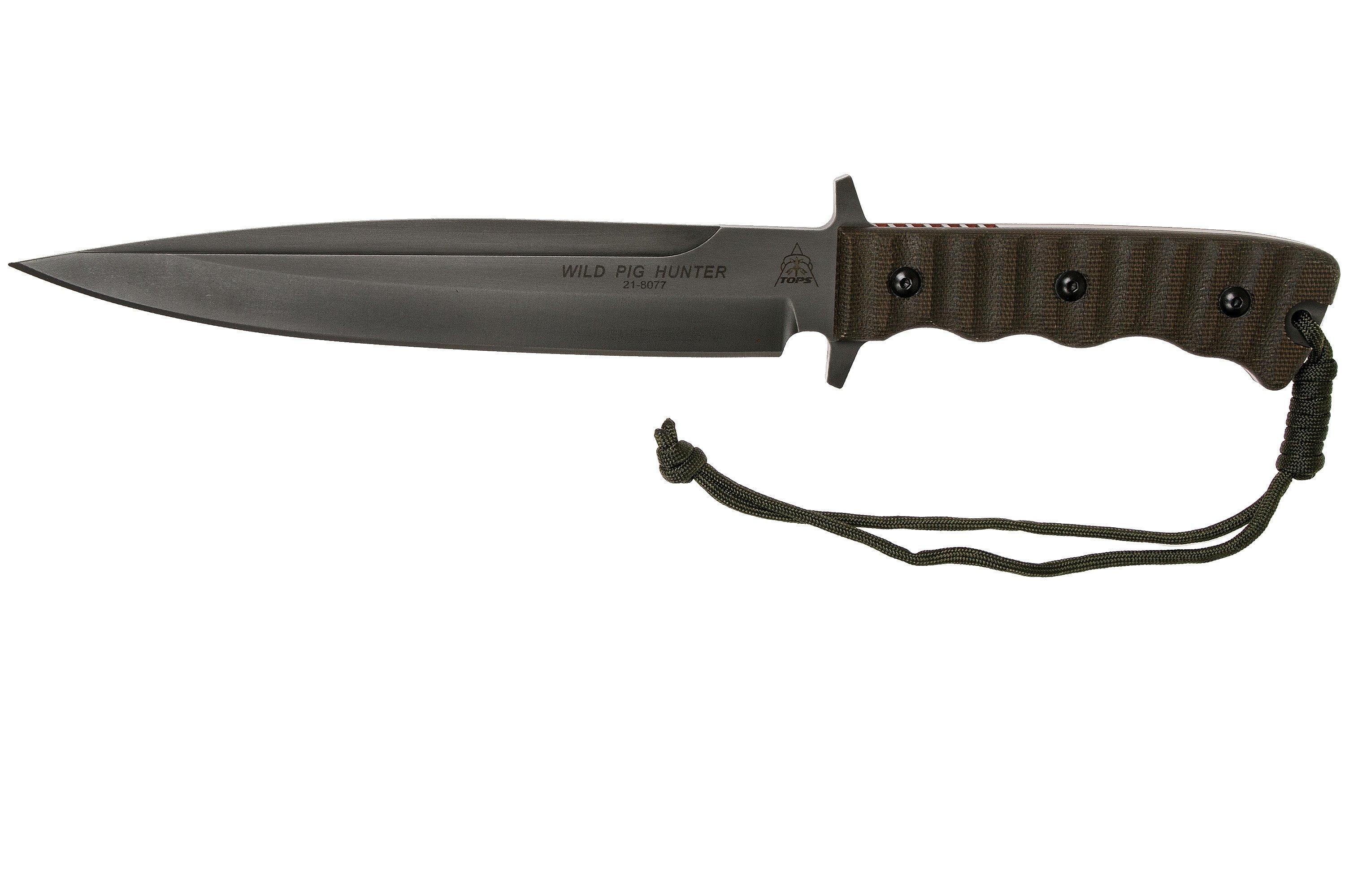 TOPS Knives Wild Pig Hunter, WPH07 Achetez à prix avantageux chez