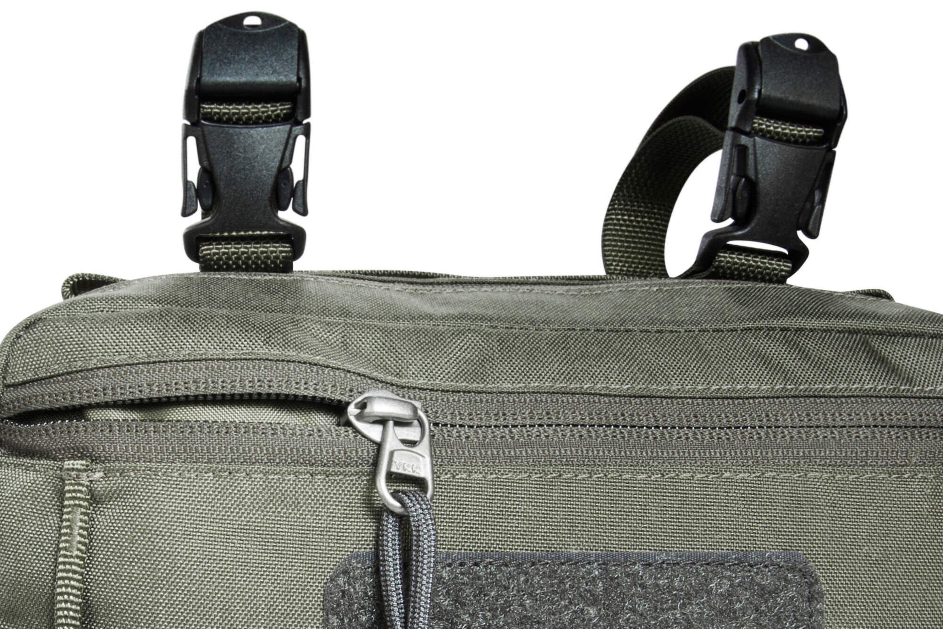 Sac Banane Tatonka Hip & Bar Pouch BC 5L – Cordura Robuste, Convertible En Sacoche Guidon Vélo, Dos Rembourré, Gris