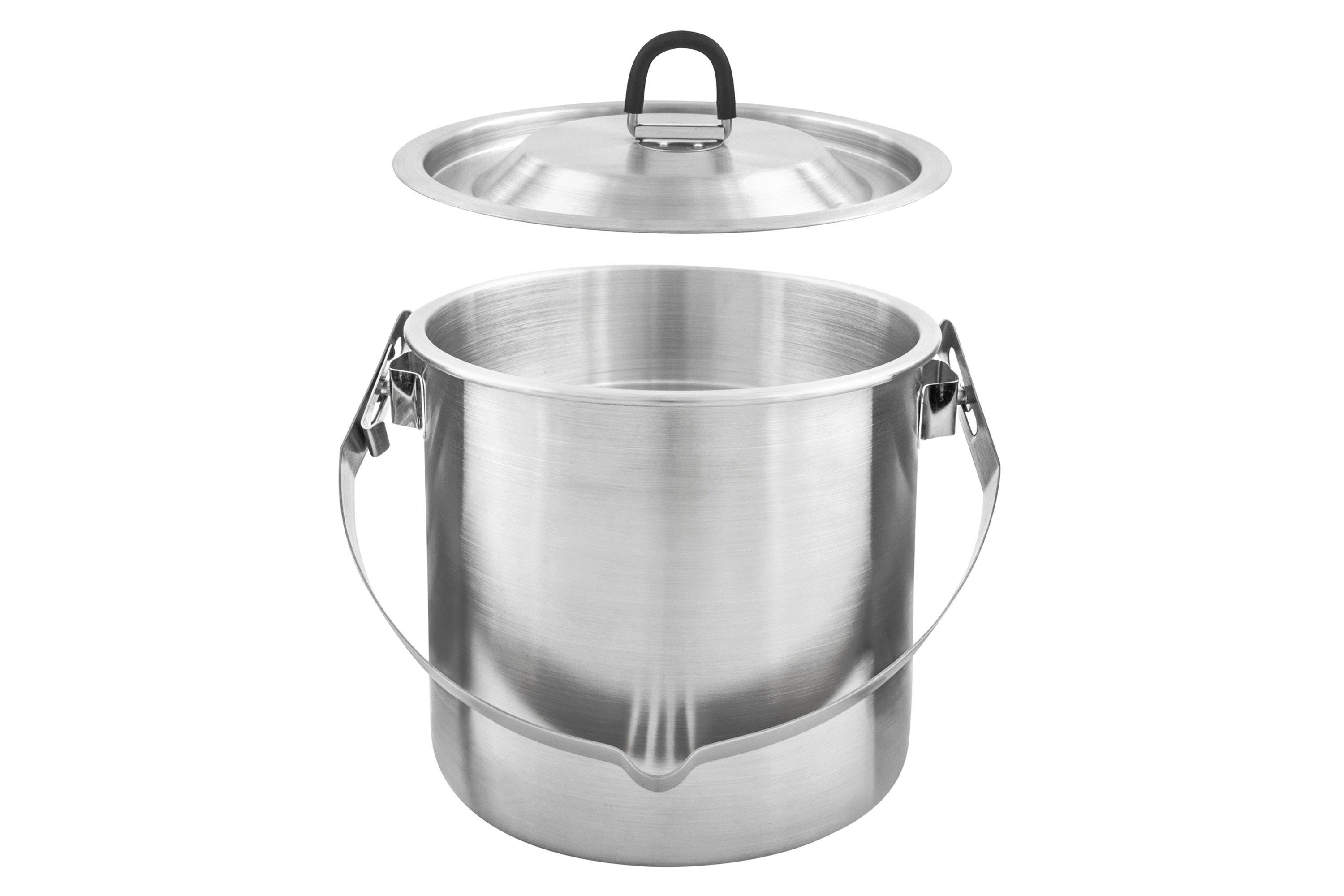 Tatonka Multi Set alcoholbrander (8-delig) - camping-kookgerei van roestvrij staal met spirituskoker - (pan, 2 potten, klemgreep, windscherm, kookrek en fornuis