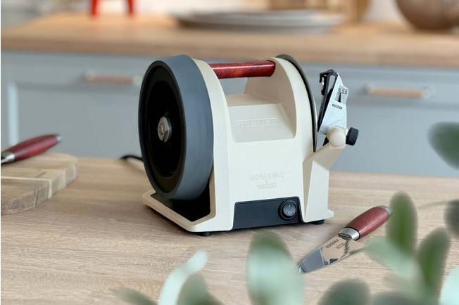 Afbeelding voor Tormek T-1 Kitchen Knife Sharpener x Morakniv 1891, Linen White, slijpmachine