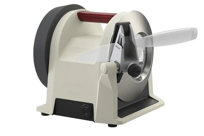 Image for Tormek T-1 Kitchen Knife Sharpener x Morakniv 1891, Linen White, Type G UK plug