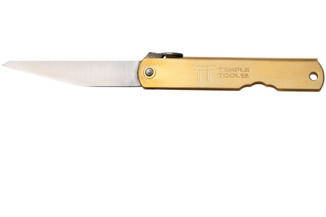 Afbeelding voor Temple Tool Japanese Folding Marking Knife Single Bevel H-100M, Higonogami markeermes