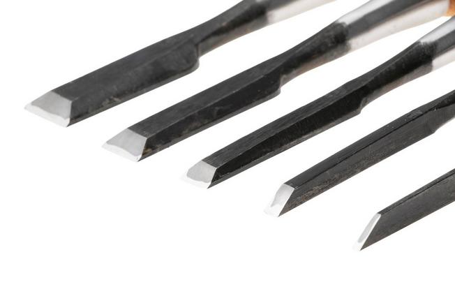 Afbeelding voor Temple Tool Japanese Oire Nomi Chisel Set O-5, steekbeitelset, 5-delig