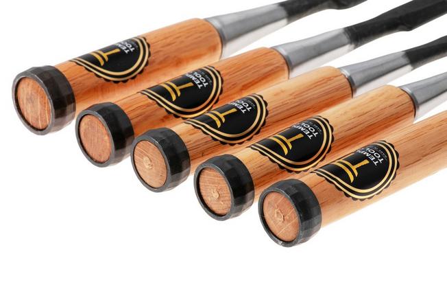 Afbeelding voor Temple Tool Japanese Oire Nomi Chisel Set O-5, steekbeitelset, 5-delig