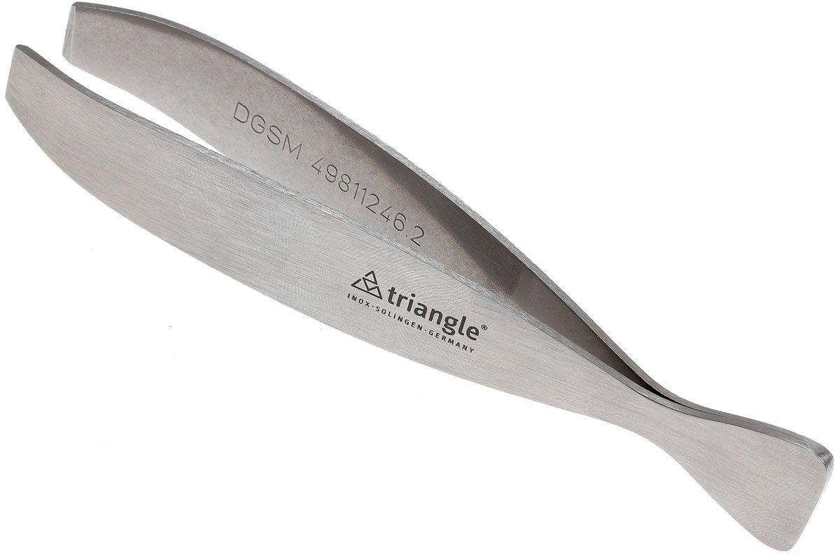 Triangle fishbone tweezers straight edges, 13 cm, 50.486.13.02 ...
