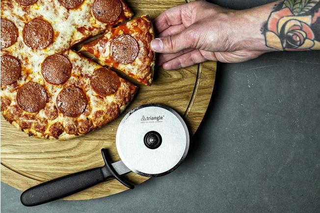 Triangle Pizza cutter, blade diameter: 10 cm