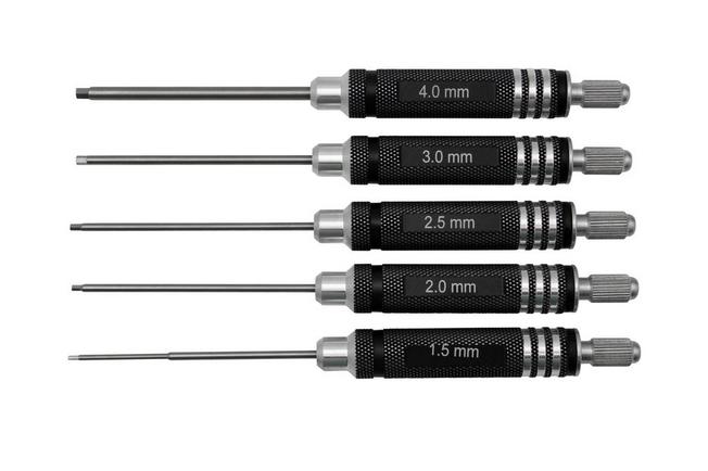 HEX Driver Tool Set 4 PIECES 1.5 - 2.0 - 2.5 - 3.0 TOOL SET Allen