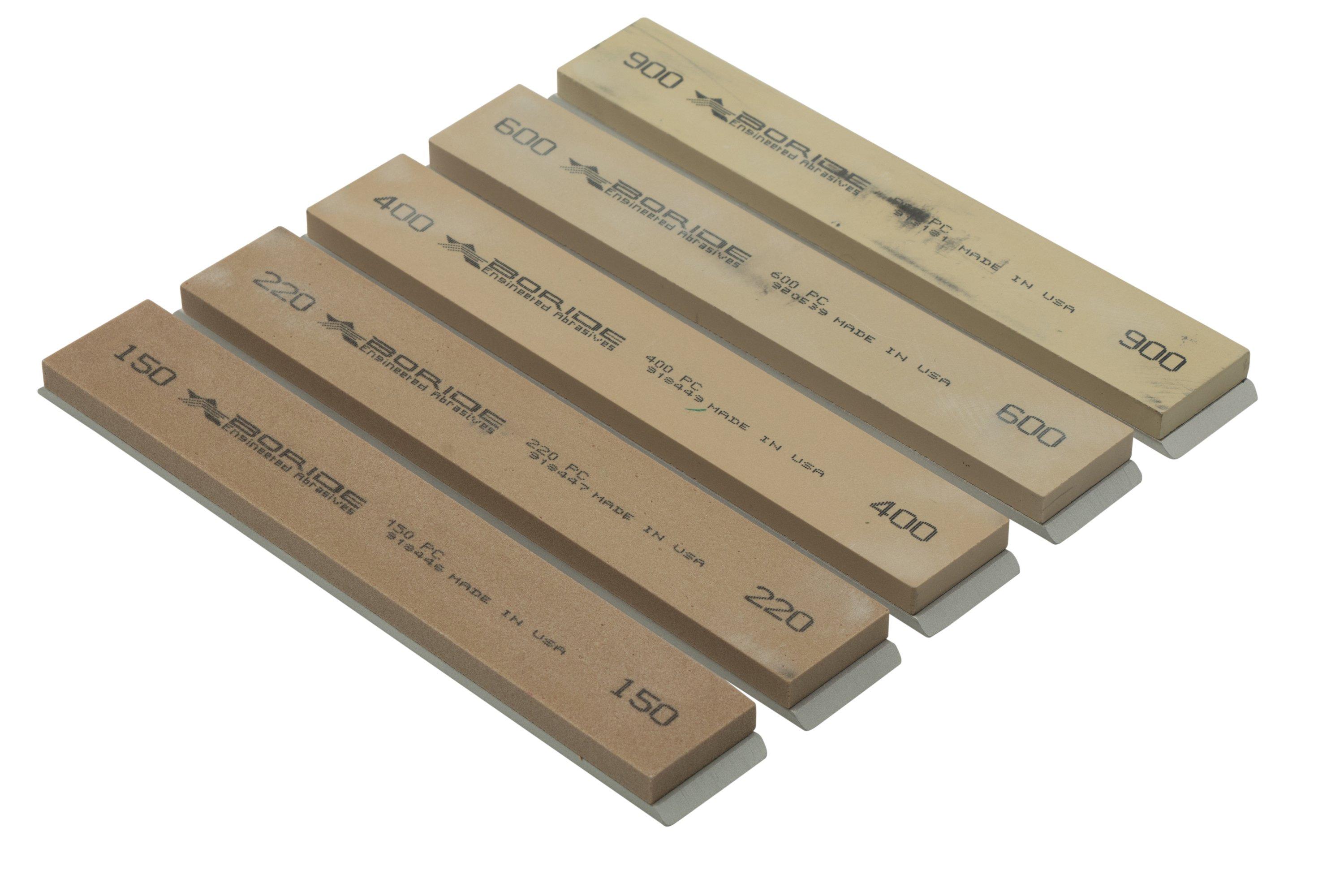 TSPROF Boride PC sharpening stone set, 5 pieces Advantageously