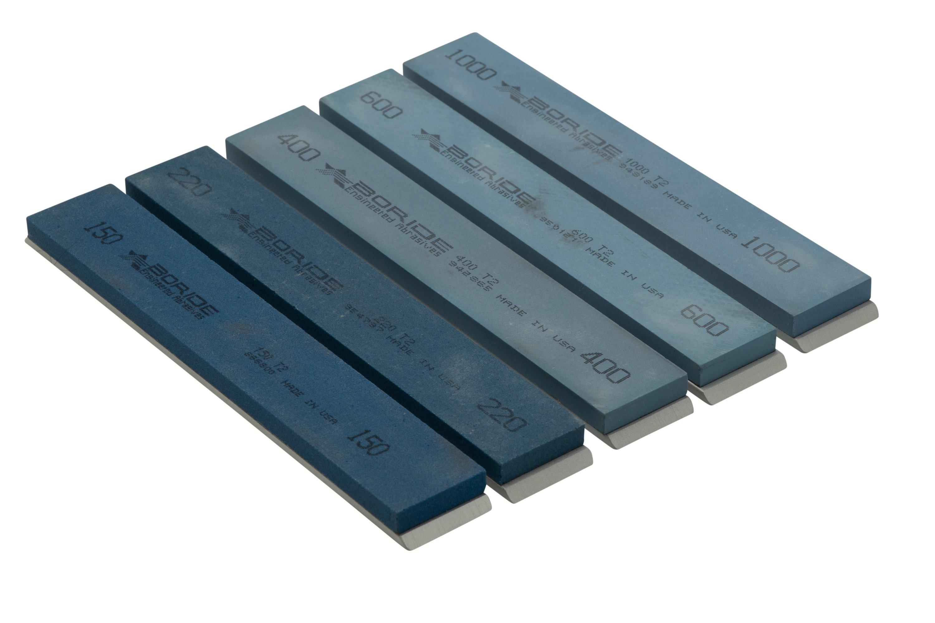 TSPROF Boride T2, sharpening stone set, 5 pieces Advantageously