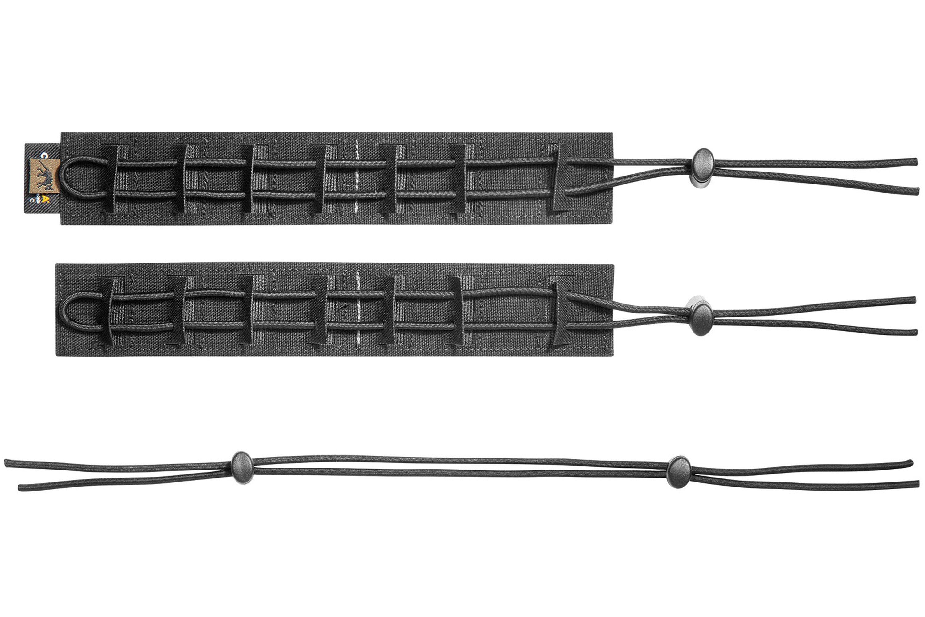 Tasmanian Tiger Modular Collector Strap Set VL, zwart, set strips met