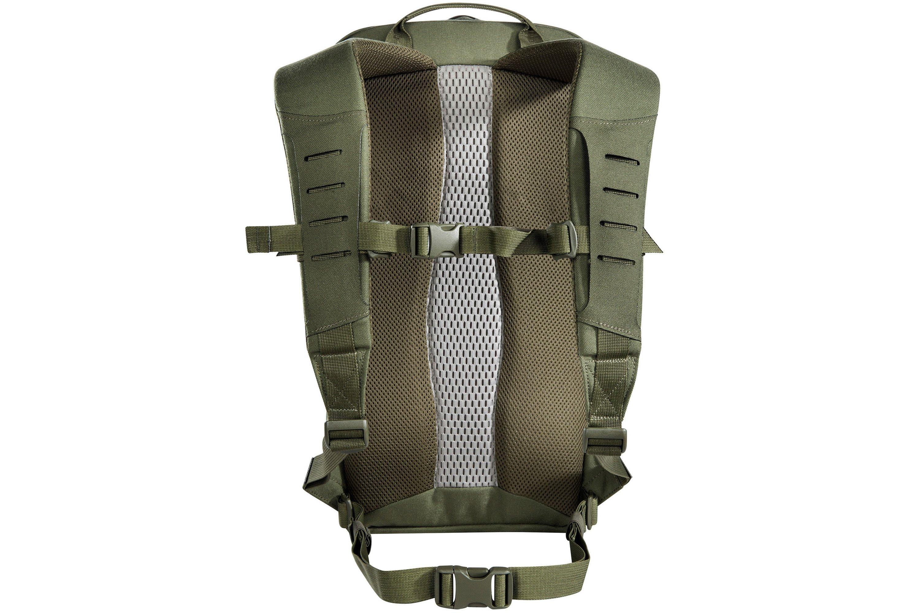 Sac à Dos Tactique Tasmanian Tiger Modular Pack 30L - Olive, Cordura 700D, Ouverture Avant, Système MOLLE Laser Cut