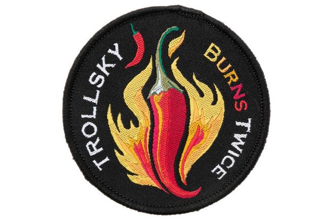 Afbeelding voor Trollsky Knives Burns Twice Chili Pepper Patch MTA001 patch