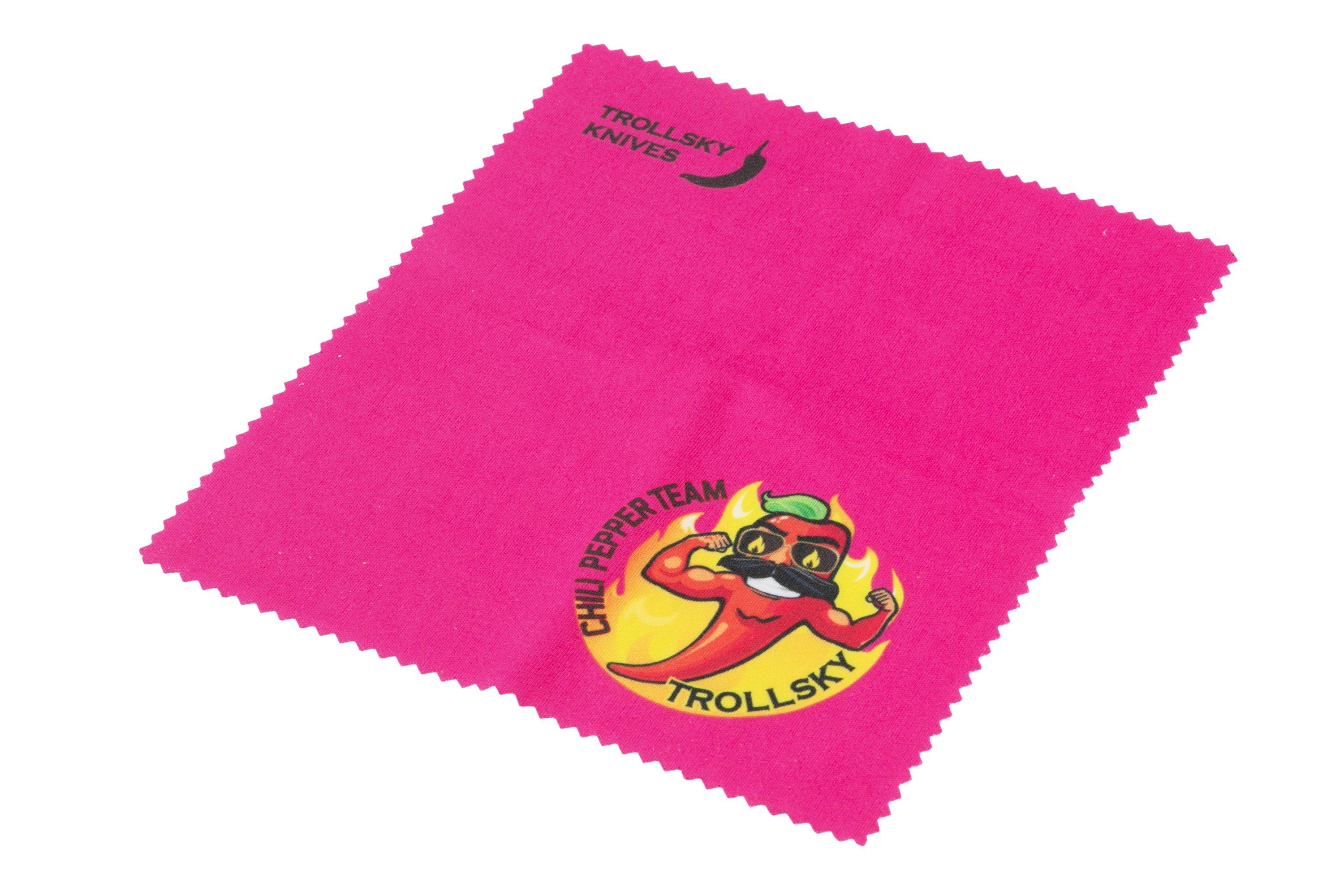 ZEROKAPPA TITO panno pavimenti microfibra nero-viola-fucsia 50x70cm-pz3