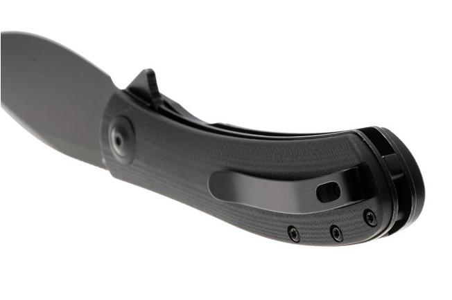 Afbeelding voor Trollsky Knives Mandu Evo MTE003 Blackwashed 14C28N, Black G10, zakmes, Michael Trollsky design