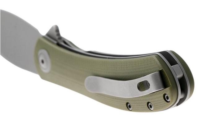 Afbeelding voor Trollsky Knives Mandu EVO MTE016 Dark Bead Blast 14C28N, OD Green G10, zakmes