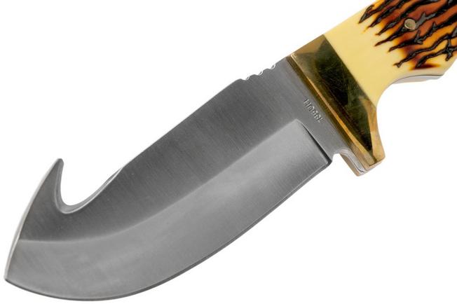 Uncle Henry 185UH Gut Hook Knife 4.25 Inch Fixed Blade Full Tang