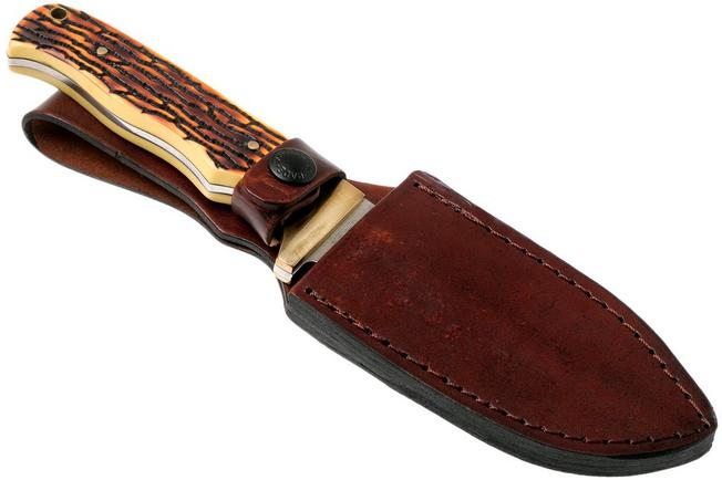 Uncle Henry 185UH Gut Hook Knife 4.25 Inch Fixed Blade Full Tang