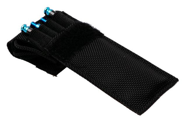 Afbeelding voor Spartan Blades Pineland Chopstick Set PCCSBL, Blue Anodized Titanium, Carbon Fiber, eetstokjes set